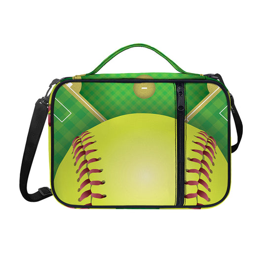 Softball Field And Ball Print Shoulder Strap Bible Bag