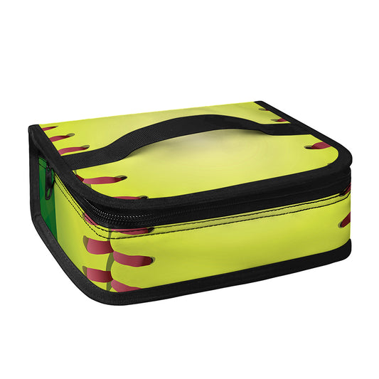 Softball Field And Ball Print Small Lunch Bag