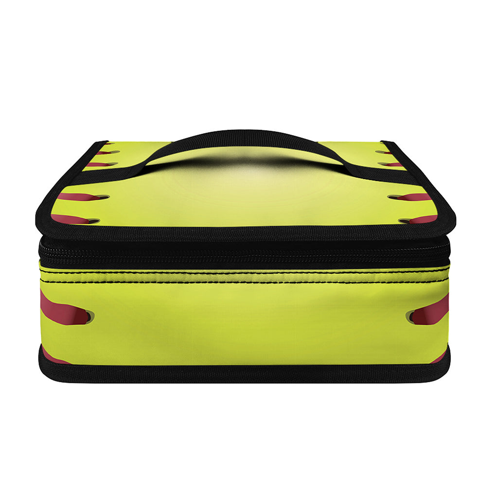 Softball Field And Ball Print Small Lunch Bag