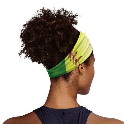Softball Field And Ball Print Sports Headband