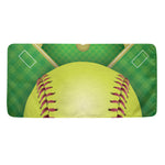 Softball Field And Ball Print Towel