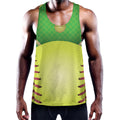 Softball Field And Ball Print Men's Workout Tank Top