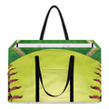 Softball Field And Ball Print Utility Tote Bag