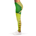 Softball Field And Ball Print Women's Leggings