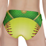 Softball Field And Ball Print Women's Panties