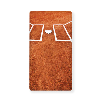 Softball Playing Field Print Baby Crib Sheet