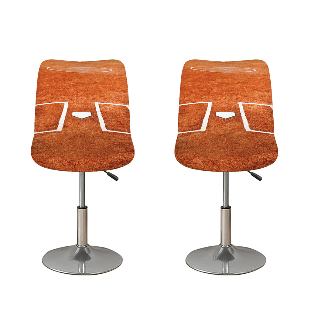 Softball Playing Field Print Bar Stool Covers