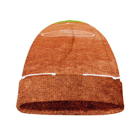 Softball Playing Field Print Beanie