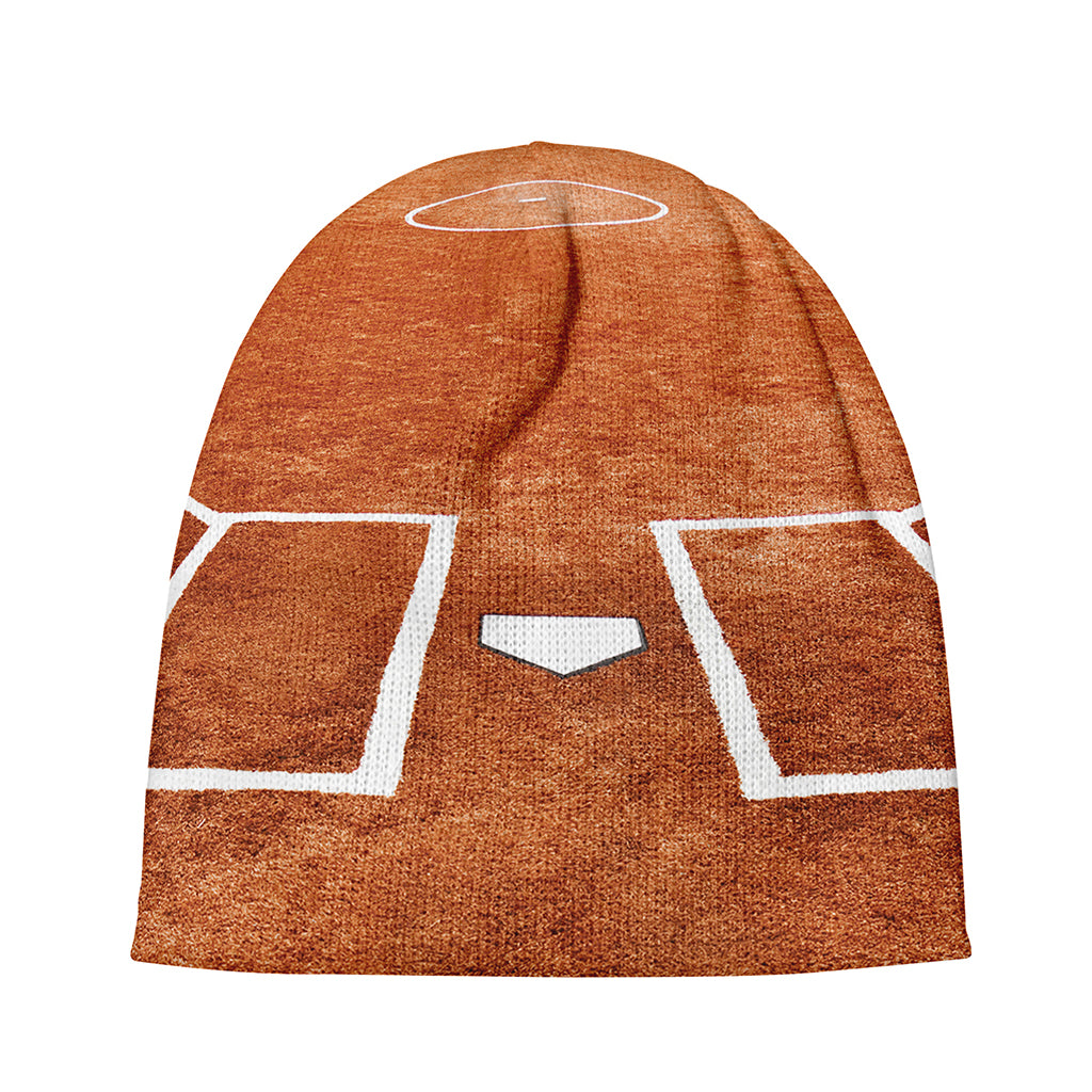 Softball Playing Field Print Beanie