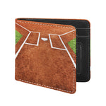 Softball Playing Field Print Bifold Wallet