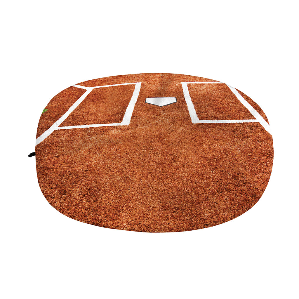 Softball Playing Field Print Car Side Mirror Covers