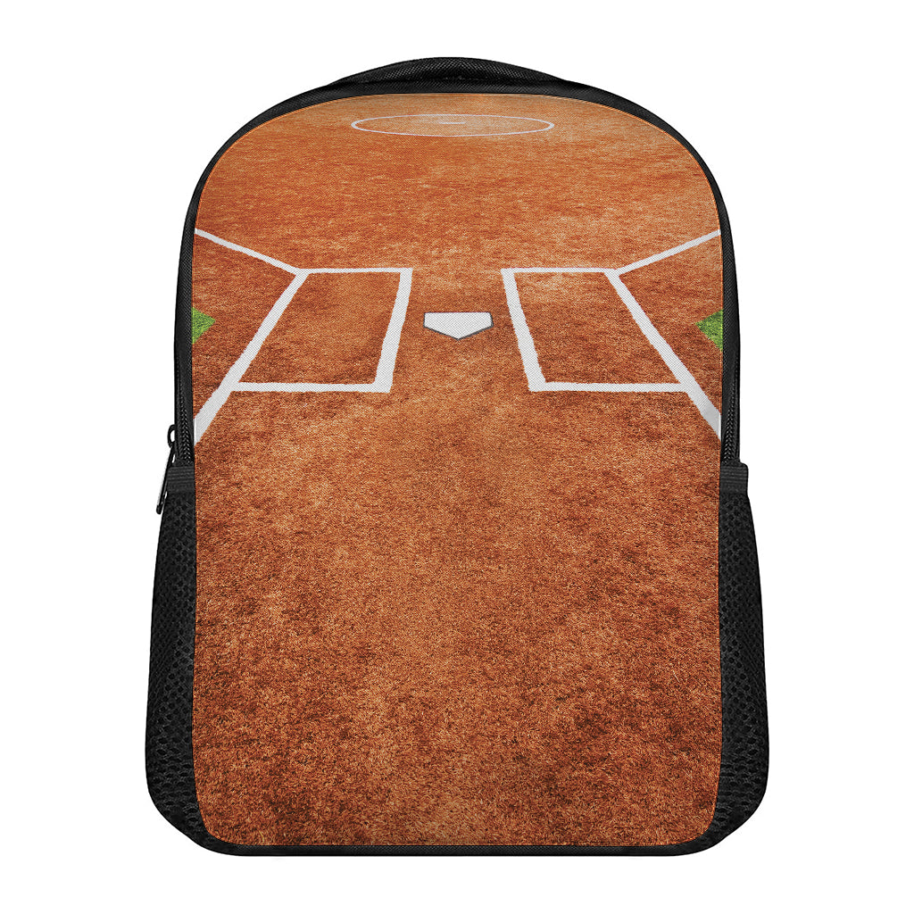 Softball Playing Field Print Casual Backpack