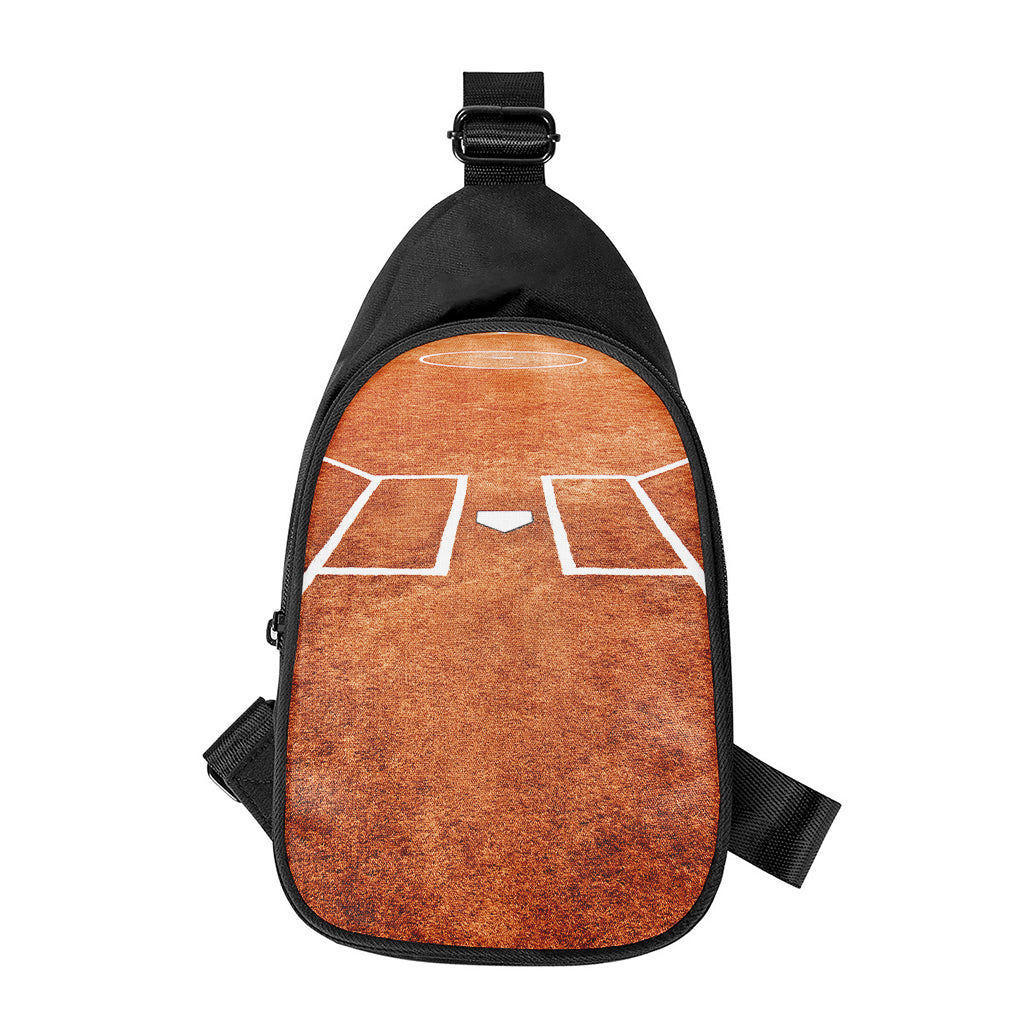 Softball Playing Field Print Chest Bag