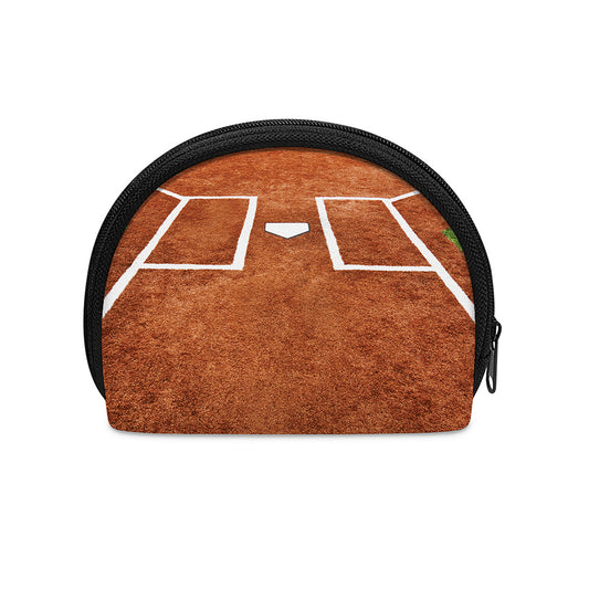 Softball Playing Field Print Coin Purse