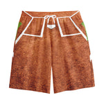 Softball Playing Field Print Cotton Shorts