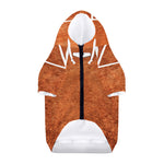 Softball Playing Field Print Dog Zip Up Hoodie