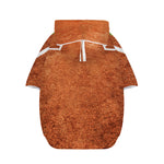 Softball Playing Field Print Dog Zip Up Hoodie