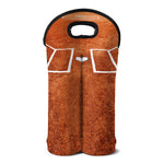 Softball Playing Field Print Double Neoprene Wine Tote