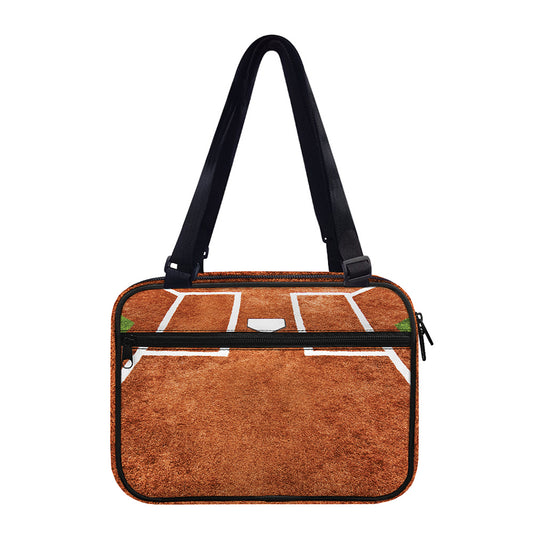 Softball Playing Field Print Double Strap Bible Bag
