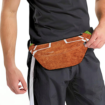 Softball Playing Field Print Fanny Pack