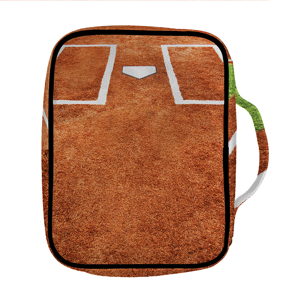 Softball Playing Field Print Front Pocket Bible Bag
