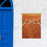 Softball Playing Field Print Garden Flag