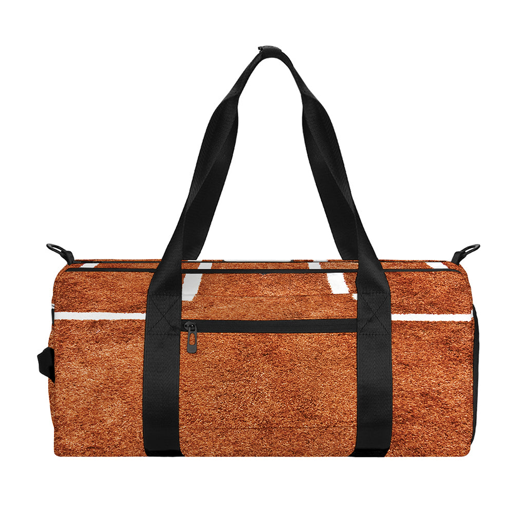 Softball Playing Field Print Gym Bag