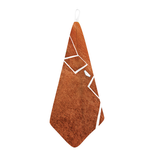 Softball Playing Field Print Hand Towel