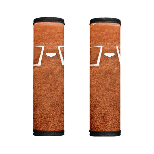 Softball Playing Field Print Handle Covers