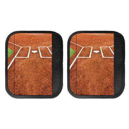 Softball Playing Field Print Handle Covers