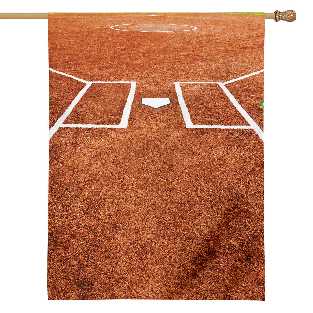 Softball Playing Field Print House Flag