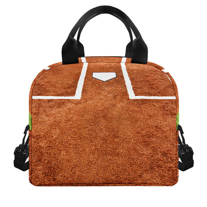 Softball Playing Field Print Insulated Lunch Bag