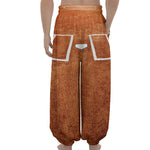 Softball Playing Field Print Lantern Pants