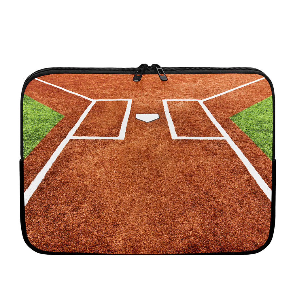 Softball Playing Field Print Laptop Sleeve