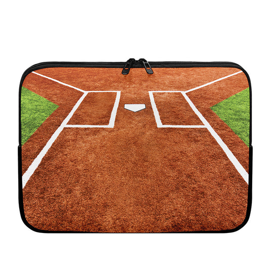 Softball Playing Field Print Laptop Sleeve