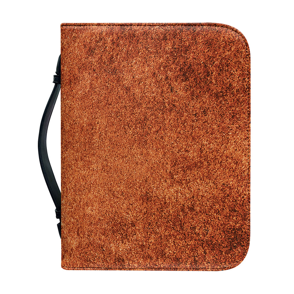 Softball Playing Field Print Leather Bible Cover