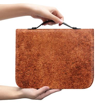 Softball Playing Field Print Leather Bible Cover