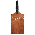 Softball Playing Field Print Luggage Tag