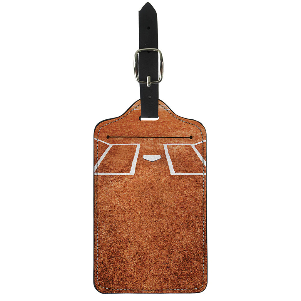 Softball Playing Field Print Luggage Tag