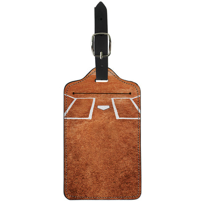Softball Playing Field Print Luggage Tag