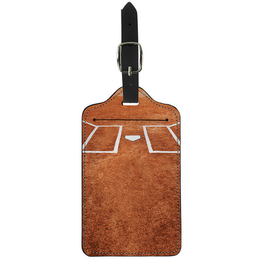 Softball Playing Field Print Luggage Tag