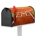 Softball Playing Field Print Mailbox Cover