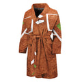 Softball Playing Field Print Men's Bathrobe