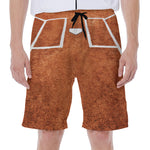 Softball Playing Field Print Men's Beach Shorts