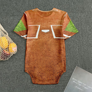 Softball Playing Field Print Men's Bodysuit