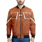 Softball Playing Field Print Men's Bomber Jacket