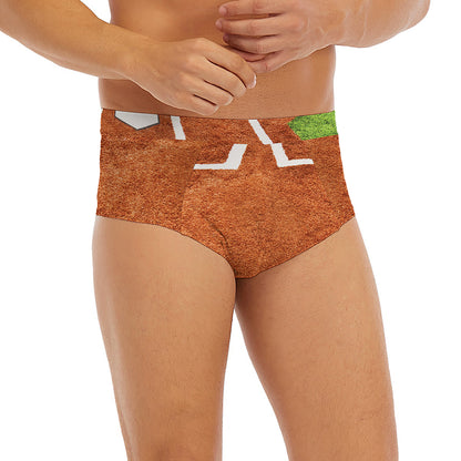 Softball Playing Field Print Men's Briefs