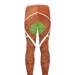 Softball Playing Field Print Men's leggings
