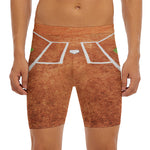 Softball Playing Field Print Men's Long Boxer Briefs