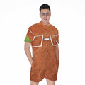 Softball Playing Field Print Men's Romper